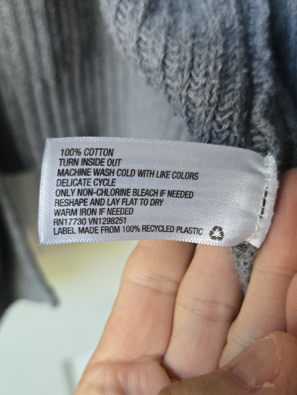 Universal Thread Gray Ribbed Open-Front Cardigan with Pockets- Plus Size - Picture 6 of 11
